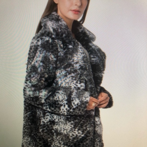 Marigold + lotus faux fur coat Sz L / XL NWT - Picture 8 of 10